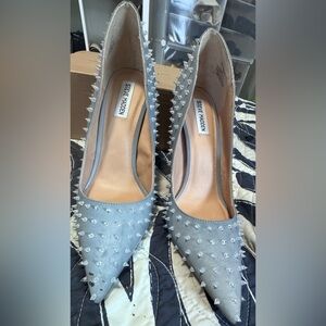 Steve Madden Blue Studded Heels
